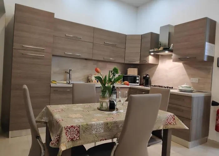 Cheerful 3 Bedroom Town House With Garage Free Parking Inside Or Outside With Back Yard And Roof Sliema